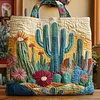 Colorful Cactus Heaven Quilted Tote Bag GFTOHD7892🔥All items are shipped in a default size of 15x14 inches.