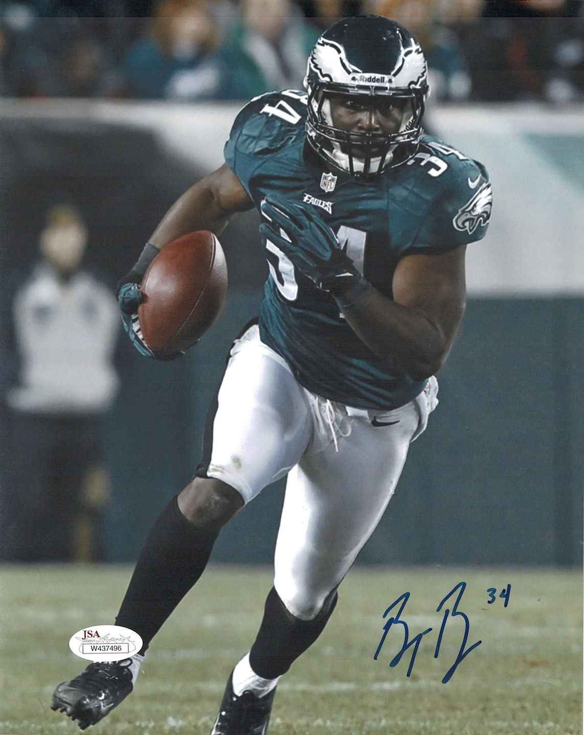 Bryce Brown signed autographed 8x10 Photo Poster painting! Eagles! RARE! JSA Authenticated! 8030