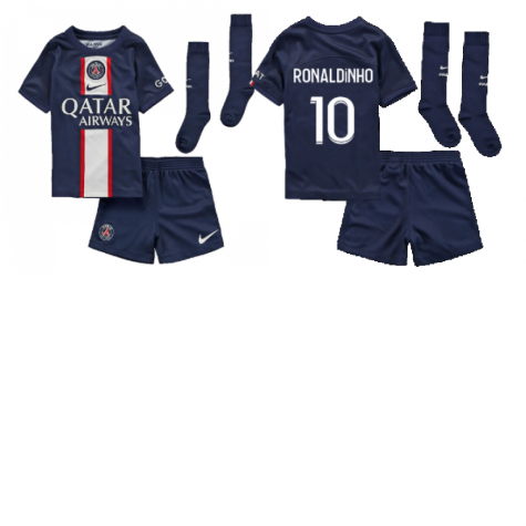 PSG Ronaldinho 10 Heimtrikot Kinder Mini Kit 2022-2023