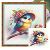 Animal Full 18CT 2 Strands DIY Stamped Cross Stitch Kits for Beginners Adults Home Wall Decor Cross Stitch Art and Crafts Kits 25x25cm