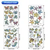 42 PCS DIY Diamond Painting Sticker Gem Sticker Crafts Kits (Butterfly Starfish)