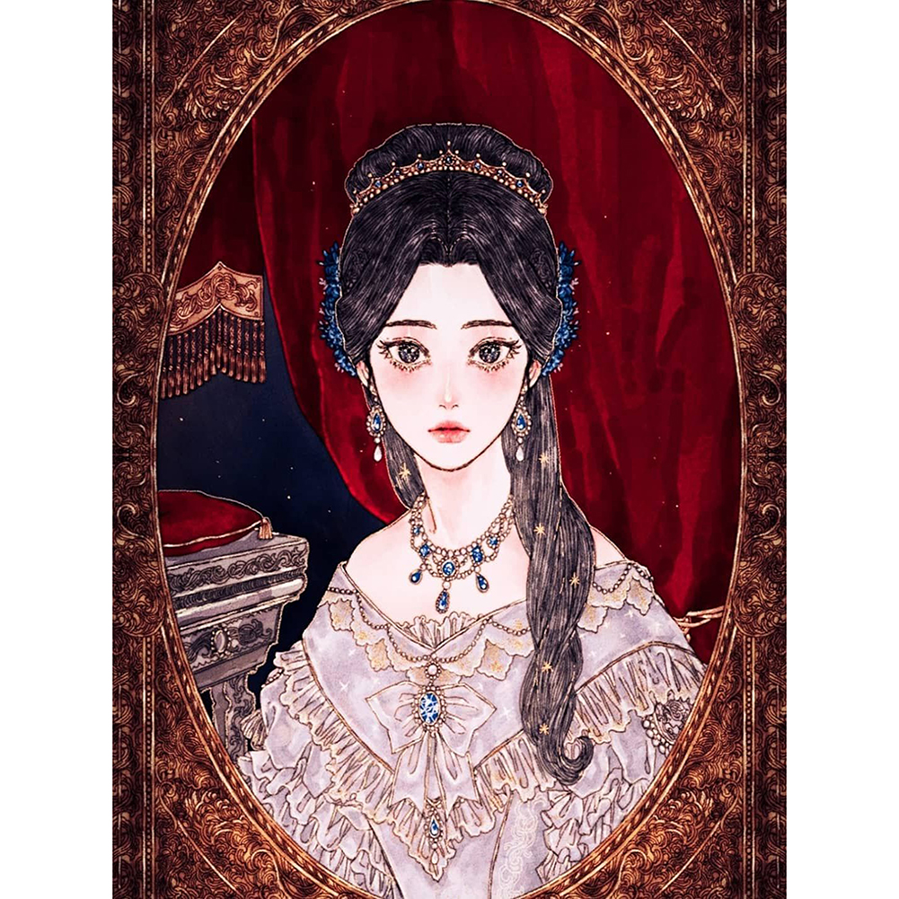 

Curly Hair Beauty - Special Shaped Diamond Painting - 30*40CM, 501 Original