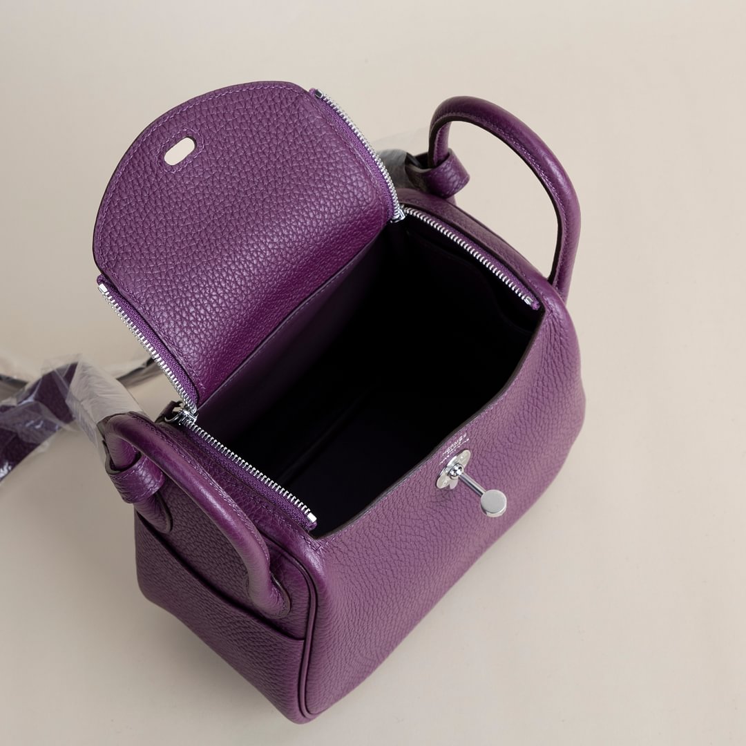 Mini Lindy Clemence leather  P9 Anemone PHW