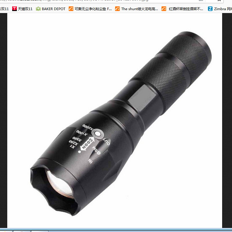 

T6 Mini LED Flashlight Zoom Torch, 501 Original