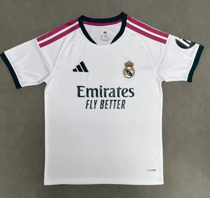 2026-2027 Real Madrid home fan version football jersey, 1:1 replica, made in Thailand.