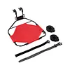 Metal Bike Front Basket Detachable Bike Front Rack Carrier 33 LBS Capacity Luggage Panniers Bag Carrier Bracket with Straps for Outdoor Travel Cycling & Commute