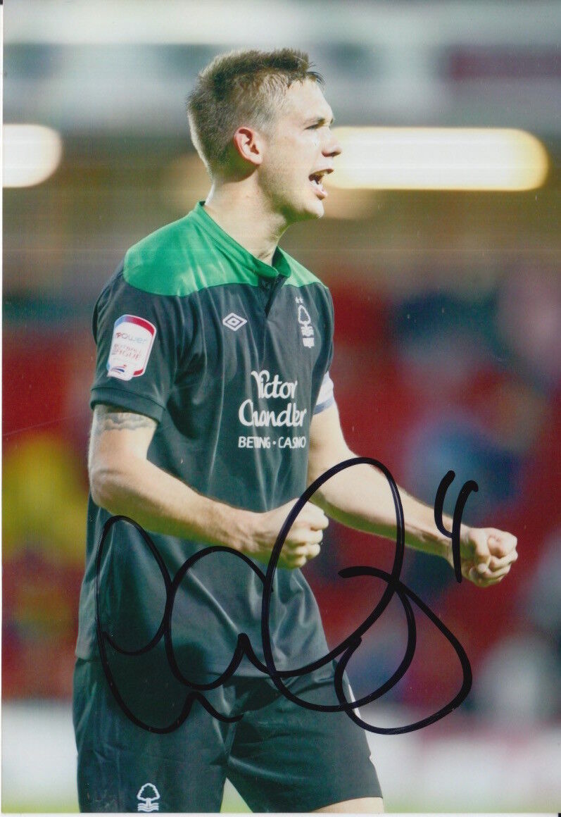 NOTTINGHAM FOREST HAND SIGNED LUKE CHAMBERS 6X4 Photo Poster painting 2.