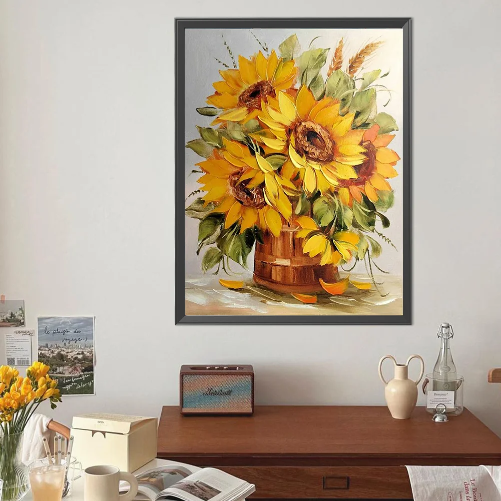 Diamond Painting - Full Round Drill - Sunflower(Canvas|40*50cm)