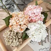 Artificial 18cm White Snowflake Hydrangea Stem Flower