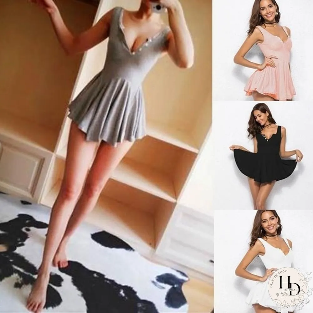 Women's Short Skirts Fluffy Skirt High Waist Knit Skirt Women's Pleated Mini Skirt Casual Elastic Flare Skirt Female Mini Skirt