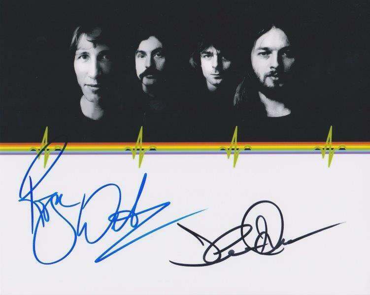 REPRINT - PINK FLOYD Roger Waters - David Gilmour Signed 8 x 10 Photo Poster painting Print RP