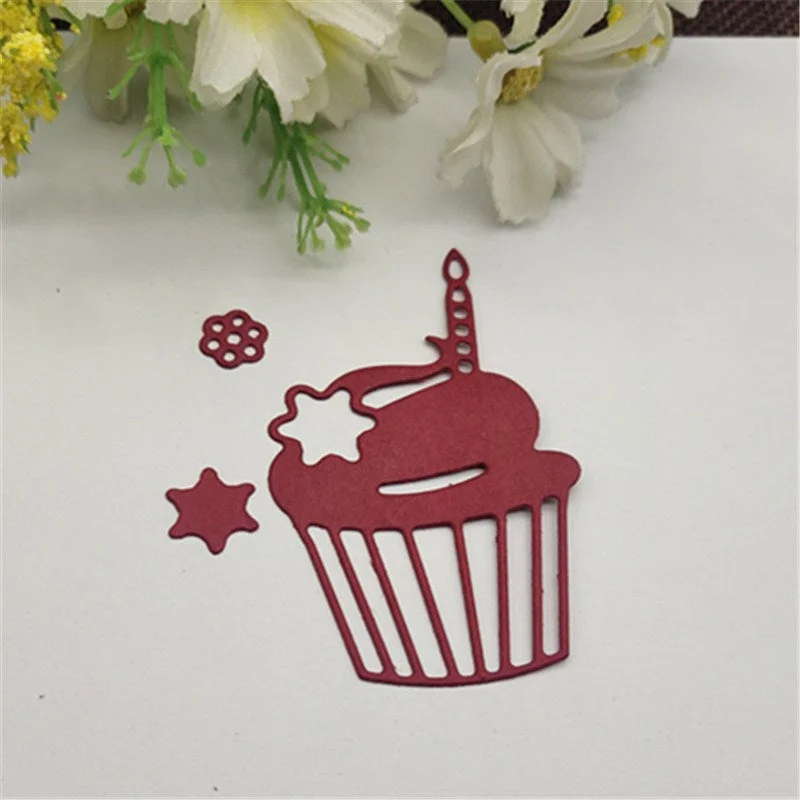 Cake candle decoration Metal Cutting Dies Craft Stamps die Cut Embossing Card Make Stencil Frame