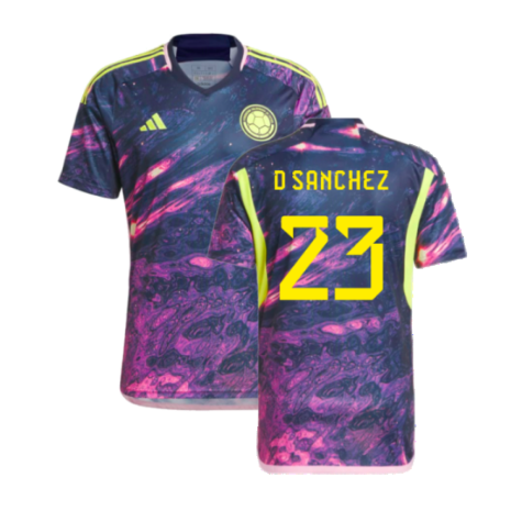 Columbia Davinson Sánchez 23 Away Shirt Kit 2023-2024 - Women's World Cup 2023