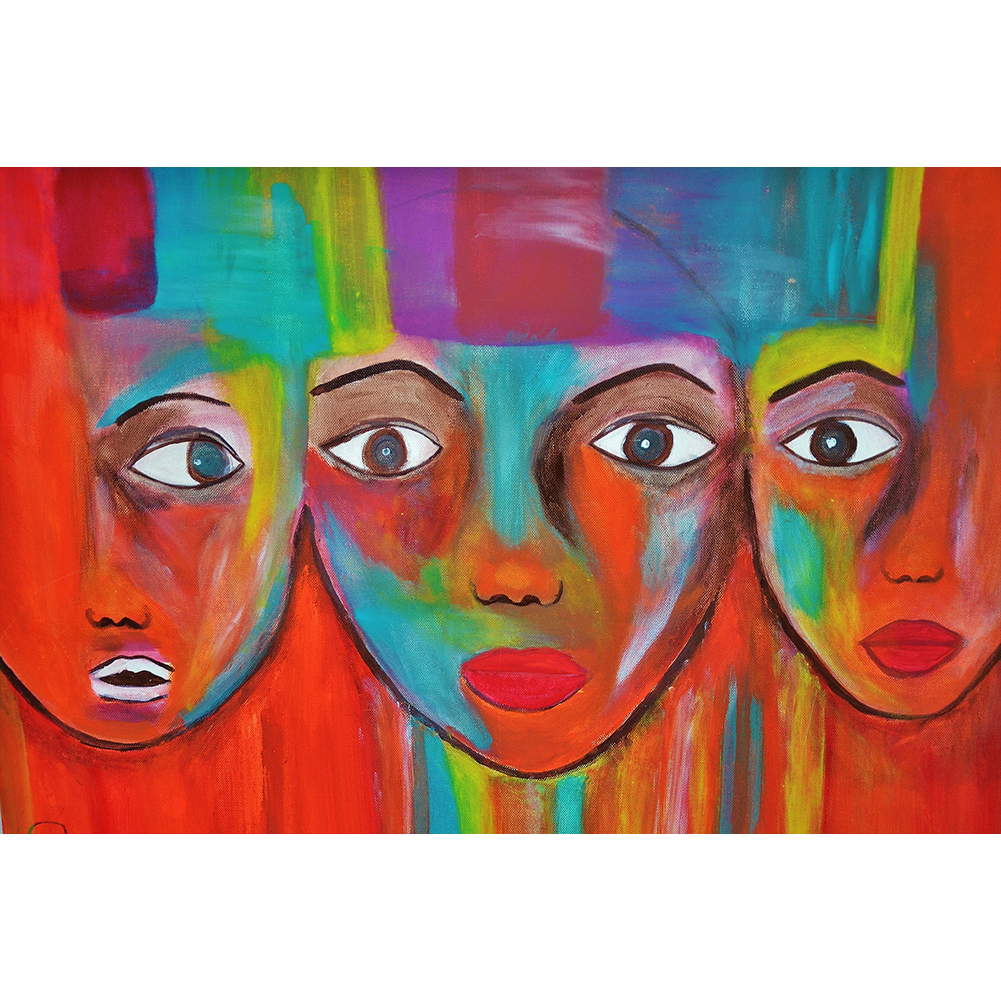 

Colorful Human - 1000 Pieces Jigsaw Puzzle, 501 Original