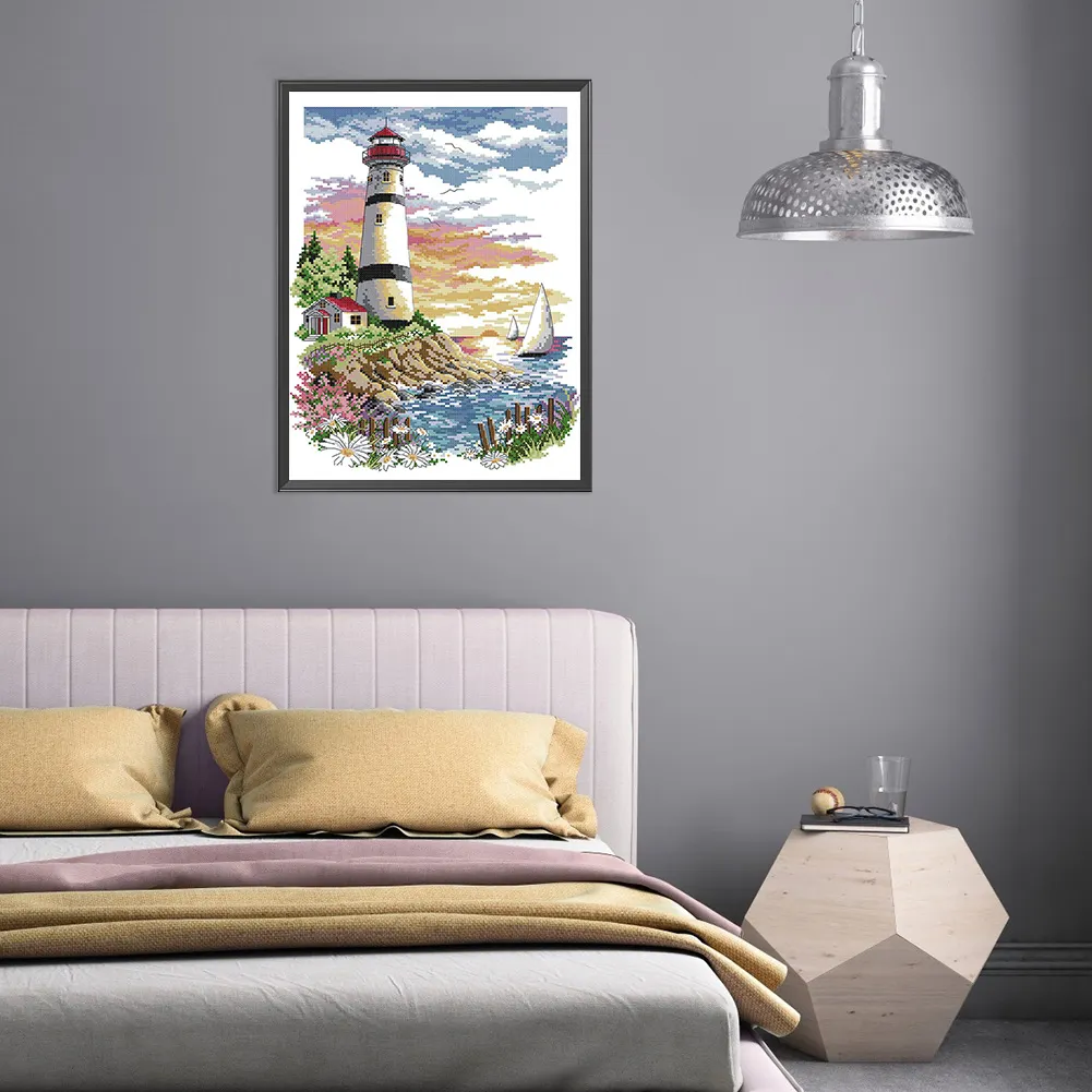 11ct Counted Cross Stitch - Lighthouse(40*50cm)