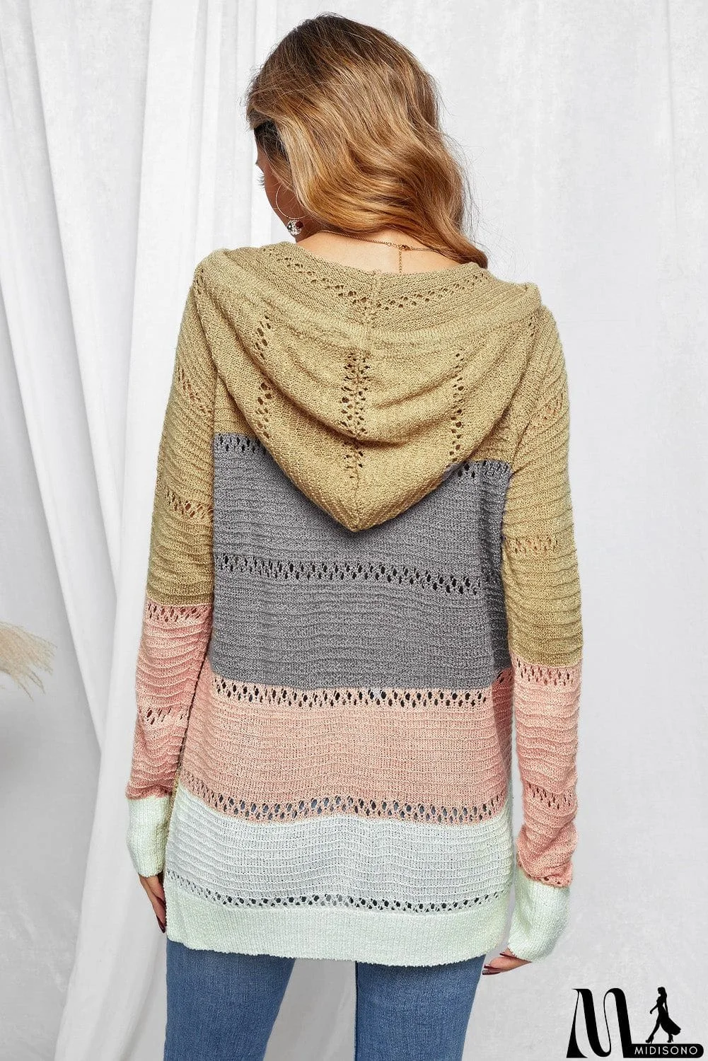 MidiSono - Classic Beach Bonfire Knitted Hoodie