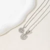 ✨2 Pack - Initial Letter Pendant Necklaces