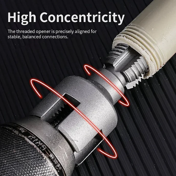 Integrated Internal & External Pipe Threading Tool