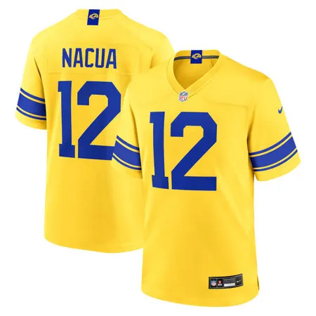 Men's Los Angeles Rams #12 Puka Nacua Nike Classic Sol Game Jersey