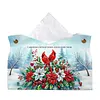 DIY PULeather Diamond Painting Tissue Box for Adults Beginners Large Size Diamond Art Paper Storage Holder for Living Room Bathroom Table Decor