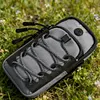 Motorcycle Handlebar Storage Bag Headphone Jack Design EDirt Bike Frame Bag with Adjustable Armband Large Capacity for Phone Card Drinks Key Daily Necessities