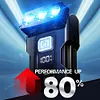 COB+SMD LED Super Bright Flashlight Rotatable Hat Clip Light for Night Running