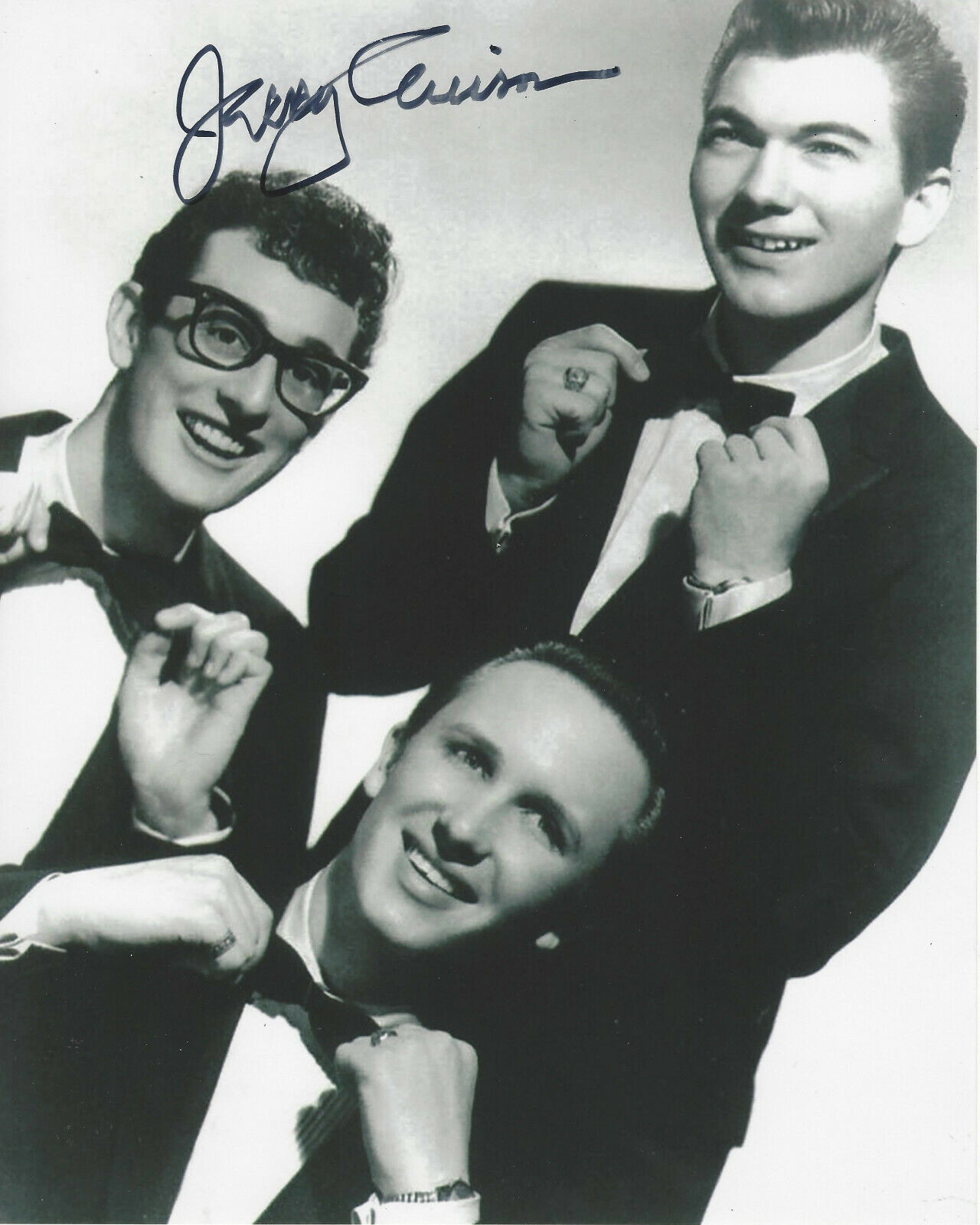 DRUMMER JERRY ALLISON - BUDDY HOLLY & THE CRICKETS - SIGNED 8x10 Photo Poster painting B w/COA