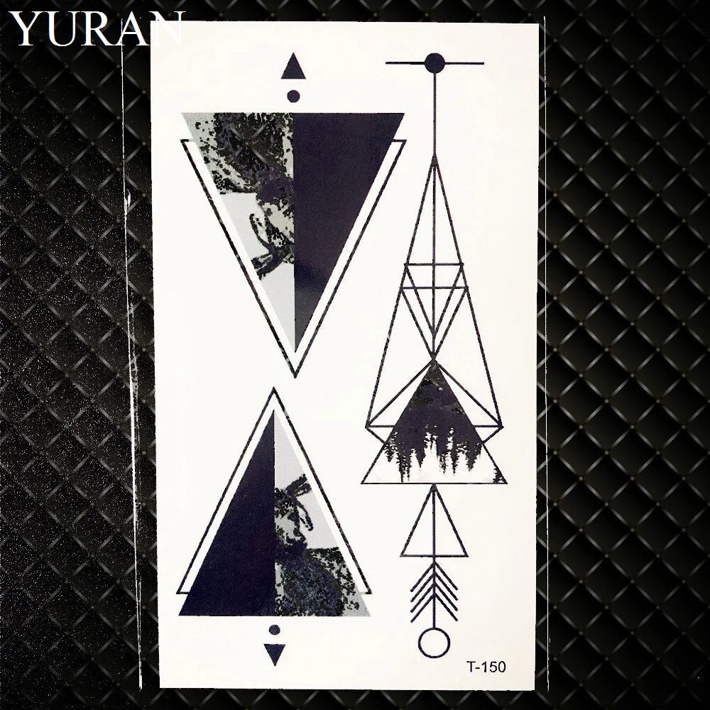 Watercolor Dream Catcher Temporary Tattoo Women Tribal Tattoo Sticker Black Dreamcatcher Fake Flash Tatoo Girl Body Arm Shoulder