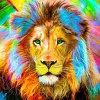 Lion  | Full Round Diamond Painting Kits