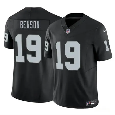 Men's Las Vegas Raiders #19 Malik Benson Black 2026 NFL Draft Vapor F.U.S.E. Limited Jersey