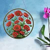 Diamond Painting PVC Glass Art Colorful Pattern Pendant Hanging Suncatcher for Indoor Outdoor