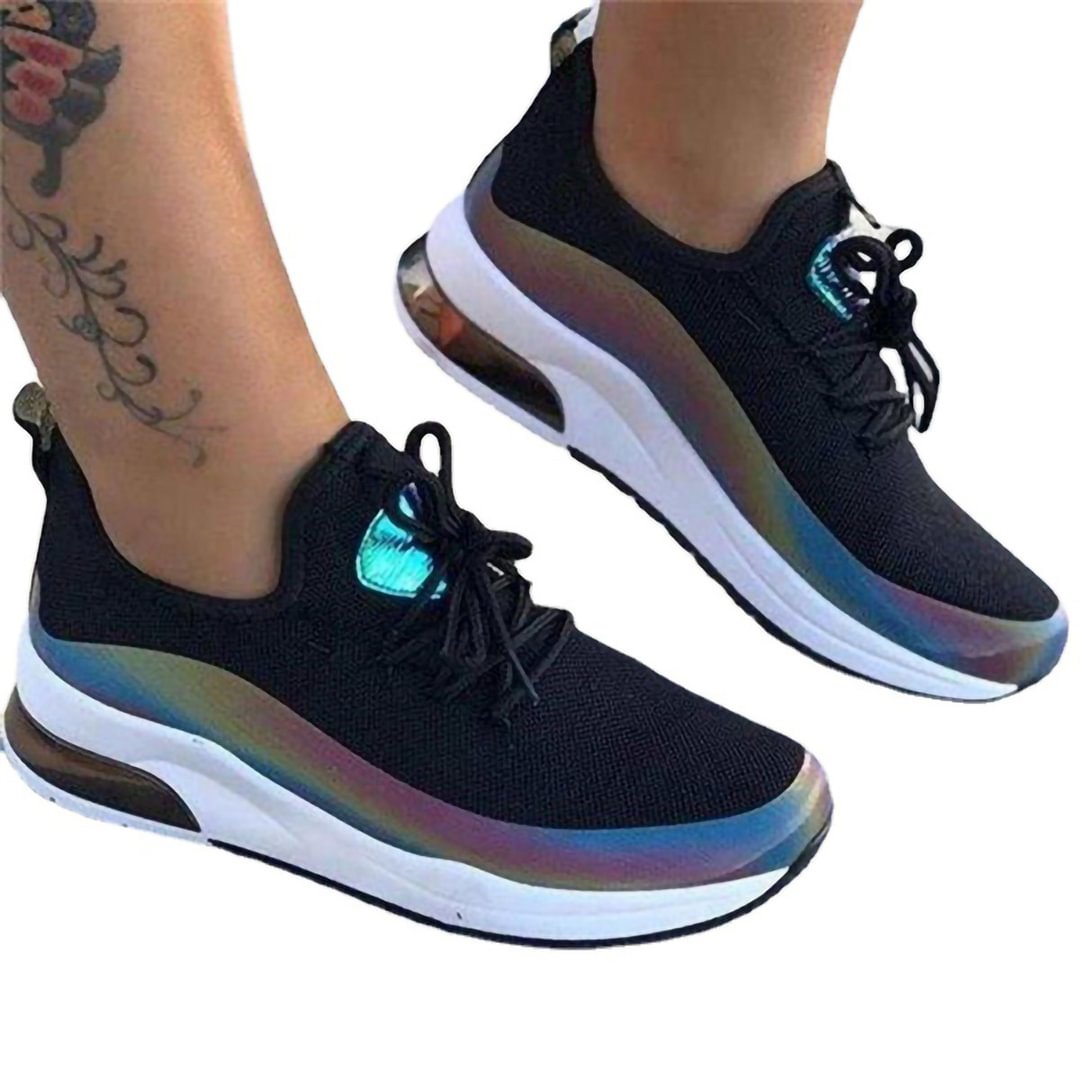 Letclo™ 2021 Women Colorful Cool Sneaker Ladies Lace Up Vulcanized Shoes Casual Female Flat Comfort Fashion Walking Shoes  letclo Letclo