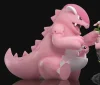 1/20 Scale World Zukan Kangaskhan - Pokemon Statue - Wonder Studio