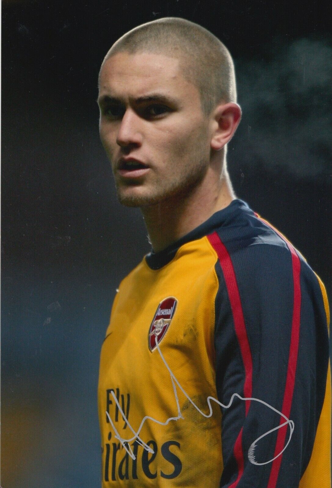 Henri Lansbury Hand Signed 12x8 Photo Poster painting - Arsenal Autograph 1.