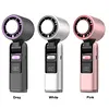 Foldable Handheld Cooling Fan 100 Wind Speeds Handheld Portable Turbo Fan 4000mAh Battery W/ Digital Display for Beach Vacation Cooking Office Travel Camping