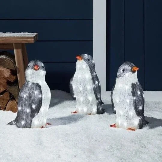Light-Up Penguin Holiday Decoration