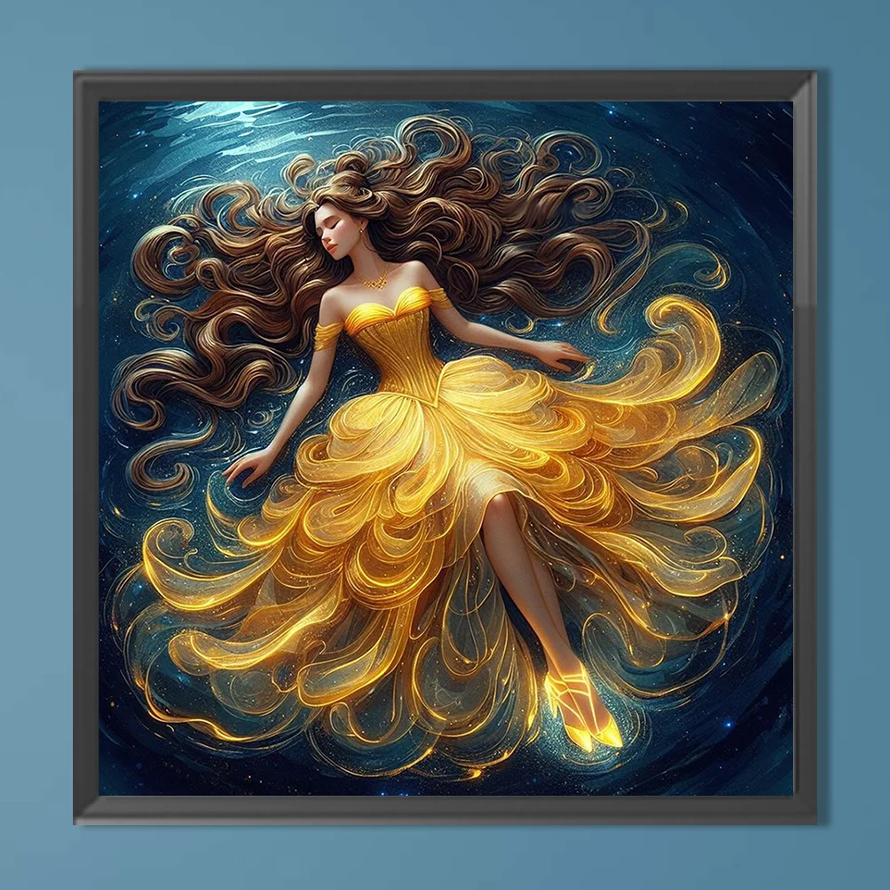 Diamond Painting - Full Round Drill - Princess Belle(Canvas|40*40cm)