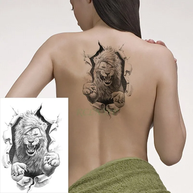 Waterproof Temporary Tattoo sticker cartoon pink deer garland crown flower big flash tatoo fake tatto for Girl Men Women kid