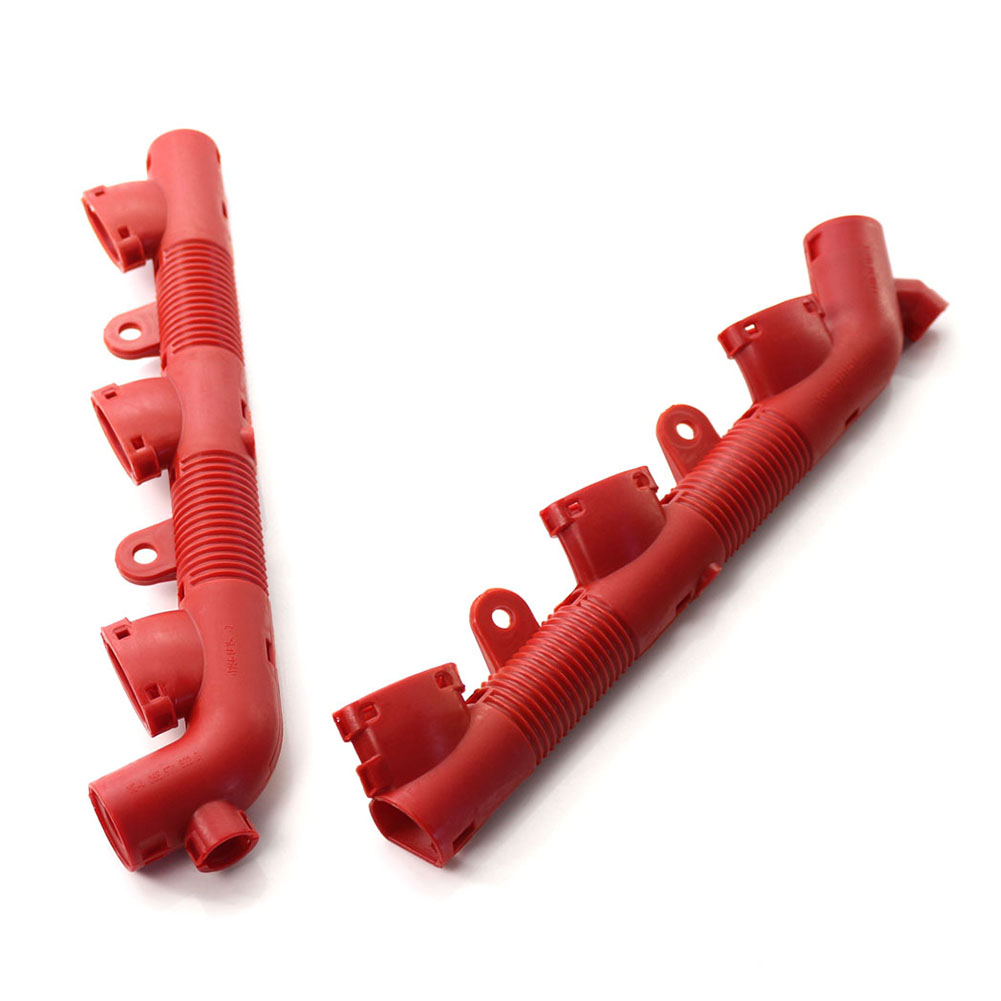 

1 Pair Engine Wiring Harness Cable Case Ignition Coil Cover for Audi Red, 501 Original