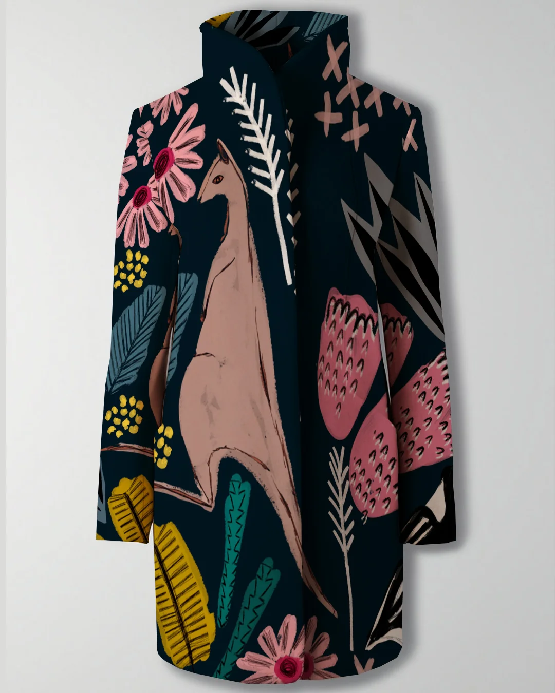 Women's Fashion Painted Casual Coat 40de