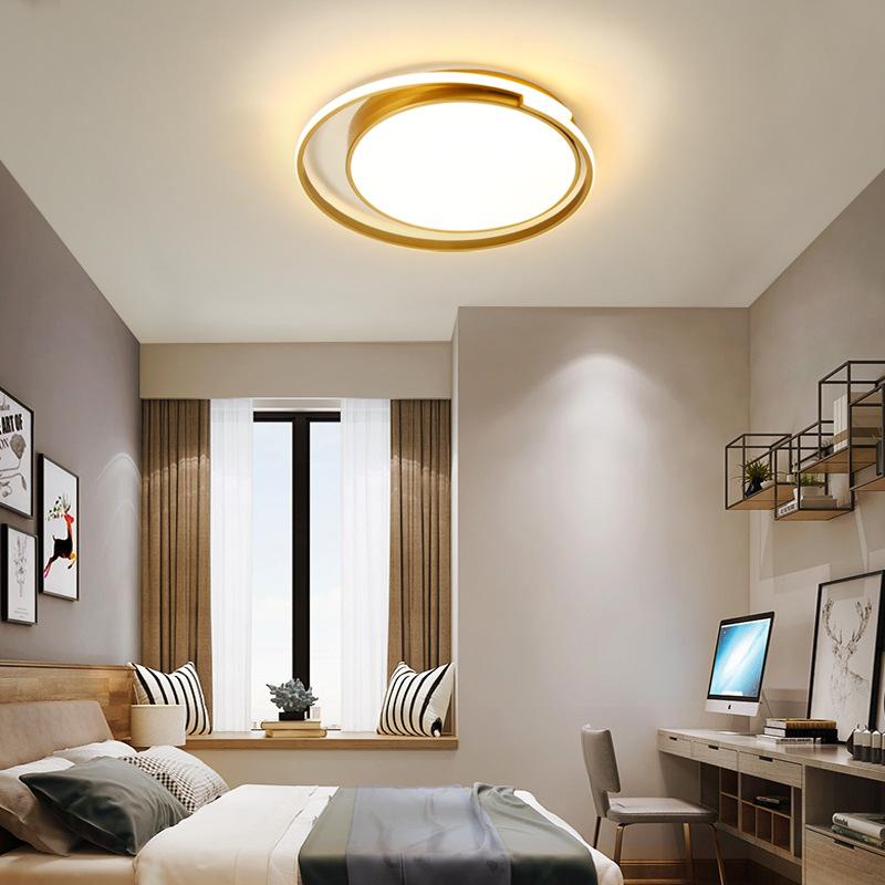 Simple modern light in the bedroom LED ceiling lamp ultra-thin circular ...