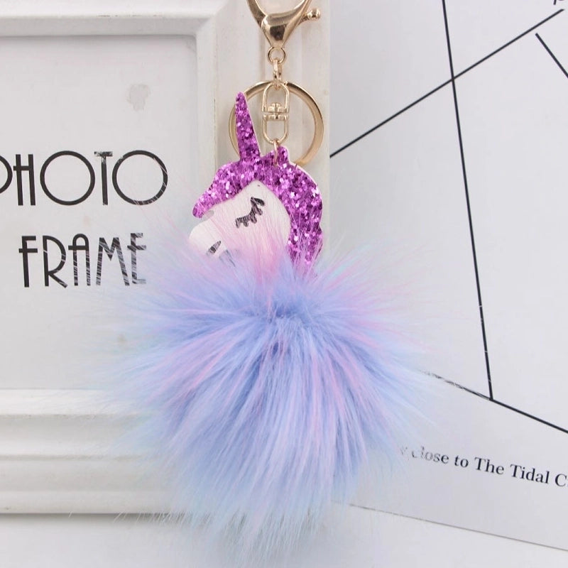 1 Piece Sweet Pu Leather Plating Keychain