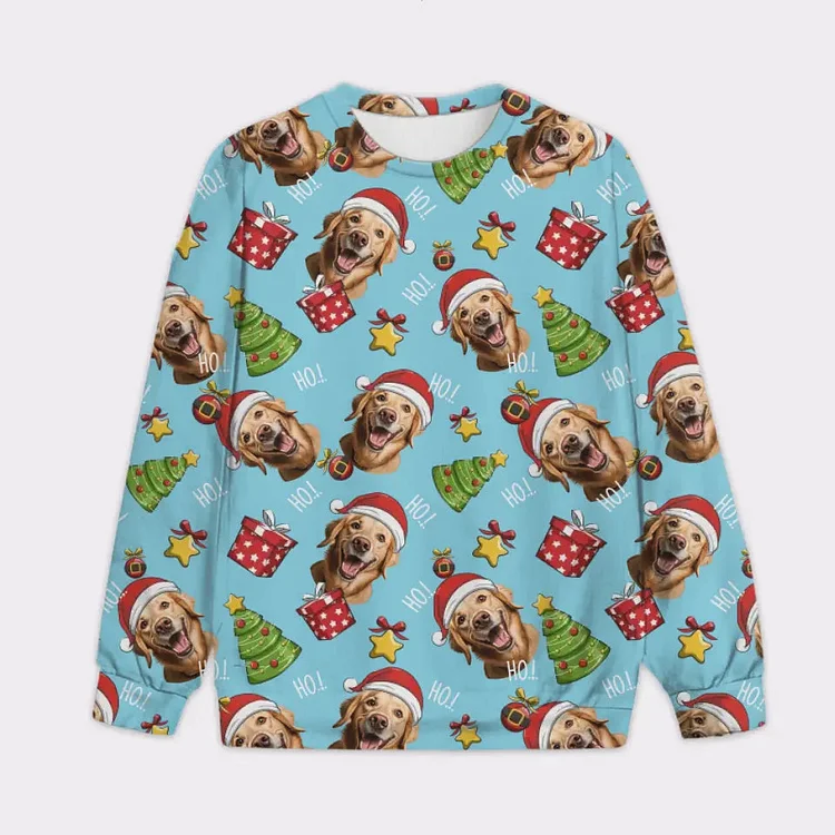 Customize Your Own Christmas Sweater with Your Pet's Face