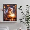 Diamond Painting-DIY Full Round Drill Cute Cat