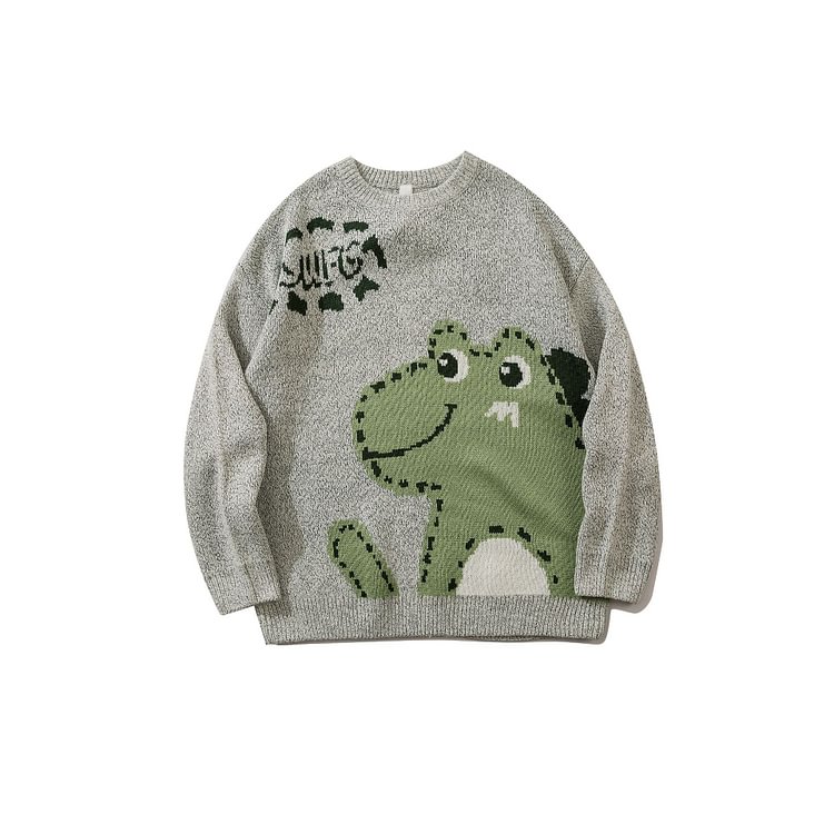 Vintage Dinosaur Trendy Sweater weebmemes