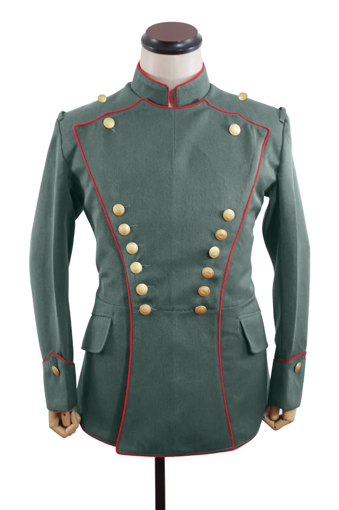   Empire German Uhlan red pipped officer gabardine tunic ULANKA German-Uniform