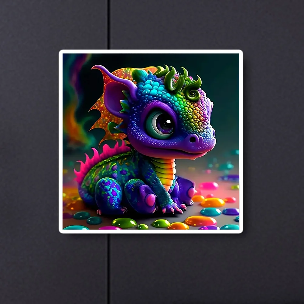 Diamond Painting - Full Round Drill - Dragon(Canvas|30*30cm)