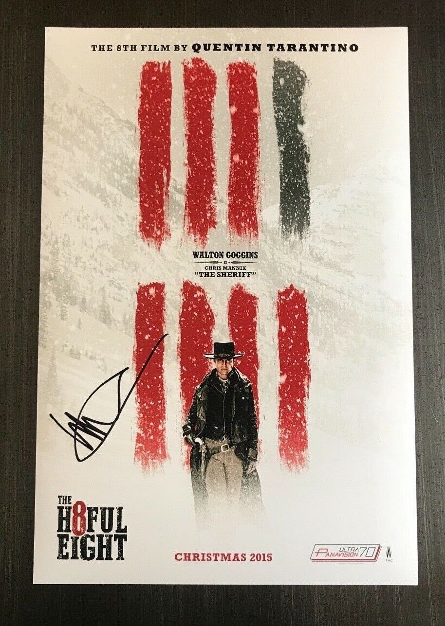 * WALTON GOGGINS * signed autographed 12x18 poster Photo Poster painting * THE HATEFUL EIGHT * 1