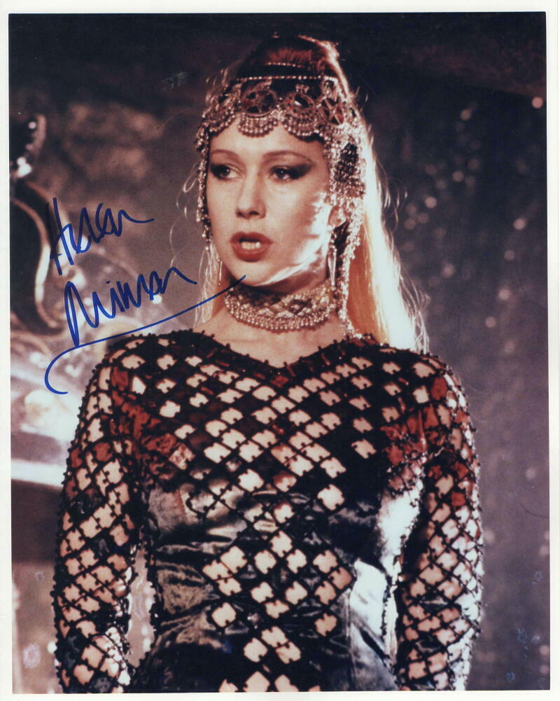 HELEN MIRREN SIGNED AUTOGRAPH 8X10 Photo Poster painting - SEXY ICONIC STAR W/ VINTAGE SIGNATURE
