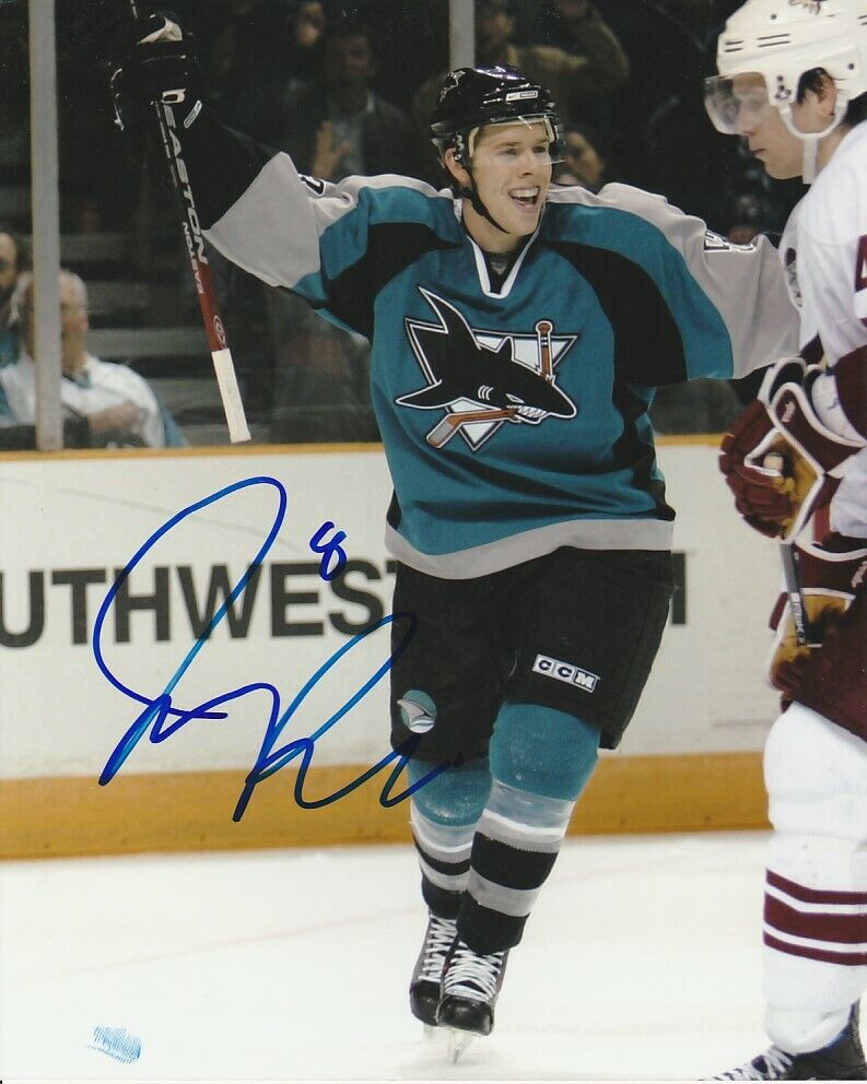 JOE PAVELSKI SIGNED SAN JOSE SHARKS 8x10 Photo Poster painting #1 Autograph